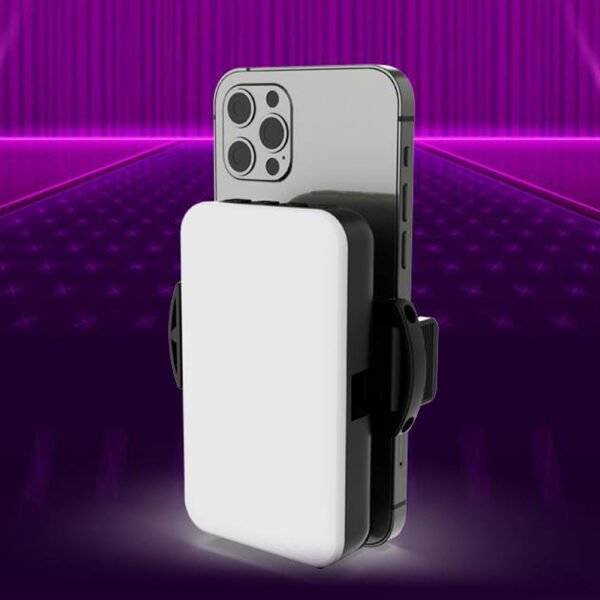 114 LED Selfie Light, Handheld Fill Lamp With 2000mAh Battery, 17 RGB Mode, 5 Color Temperatures, 10 Brightness Levels, Portable Video Light For Vlog Live Stream As shown